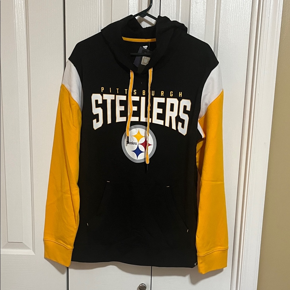Fanatics Black and Gold Steelers Hoodie NWT